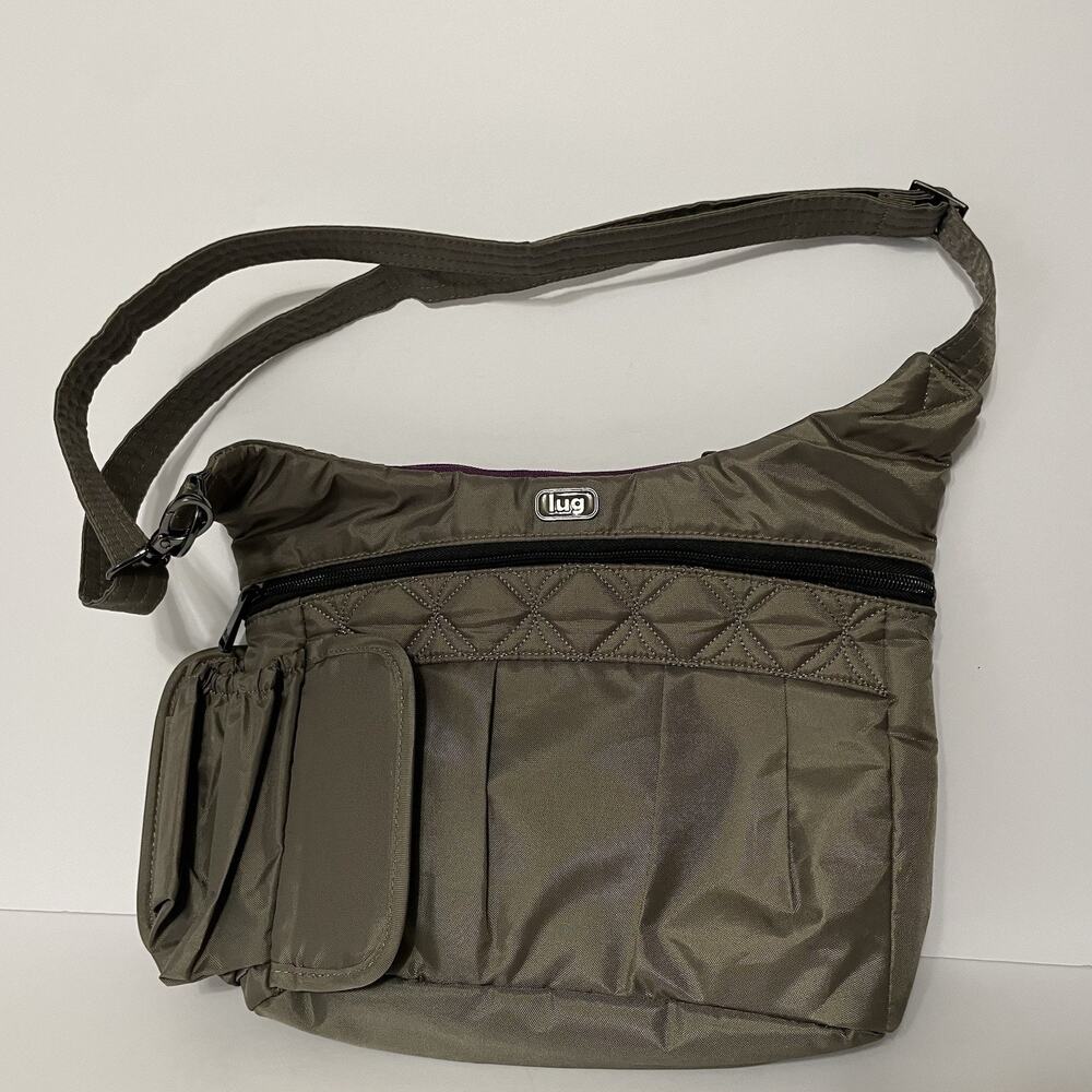 Lug Swing Shoulder Crossbody Adjustable Bag Purse Gray